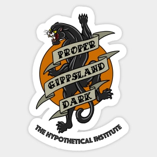 Proper Gippsland Dark Sticker